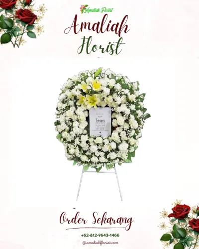 Krans Bunga Duka Cita di Tahtul Yaman