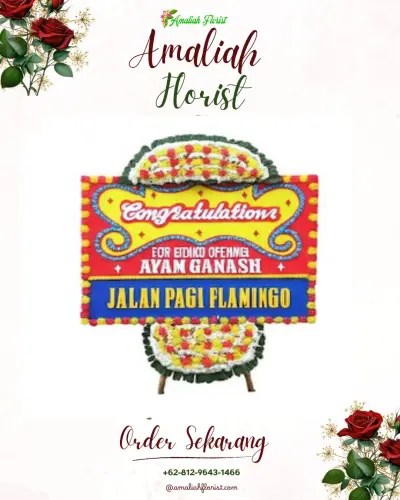 Bunga Papan Congratulation di Tahtul Yaman